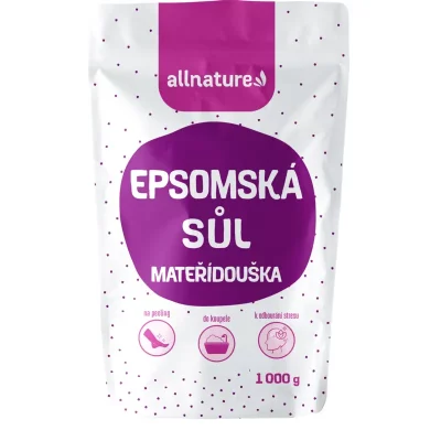 ALLNATURE Epsomská soľ Materina dúška, 1000 g