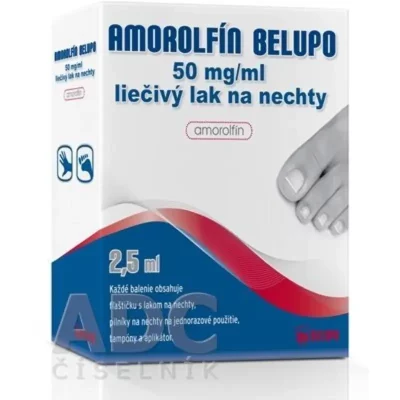 BELUPO Amorolfín 50 mg/ml liečivý lak na nechty 2.5 ml