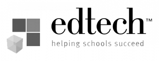 Edtech logo greyscale