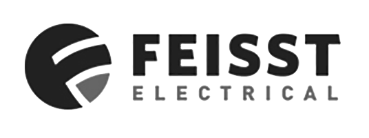 Feisst Electrical logo greyscaled