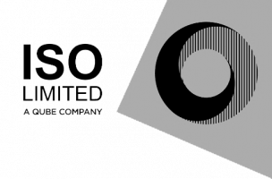 ISO limited logo clear background greyscaled