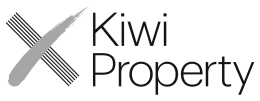 Kiwi Property logo greyscale