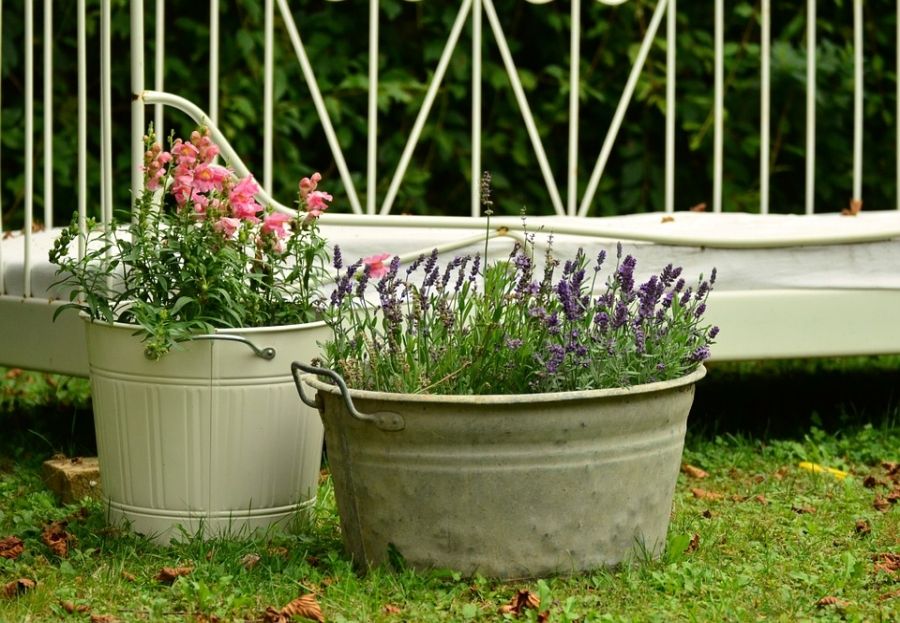 Elegir unas macetas para el jardín