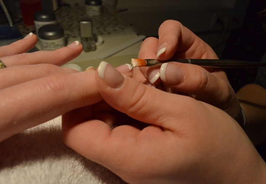 La manicura francesa