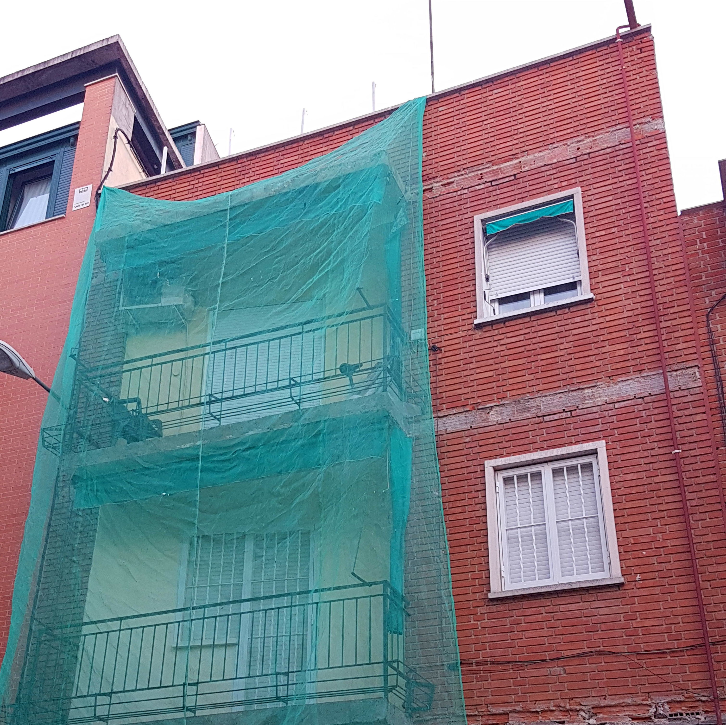 DEMOLICION DE FRENTE DE FORJADO EN LA CALLE FRAY JUNIPERO SERRA Nº 6 MADRID