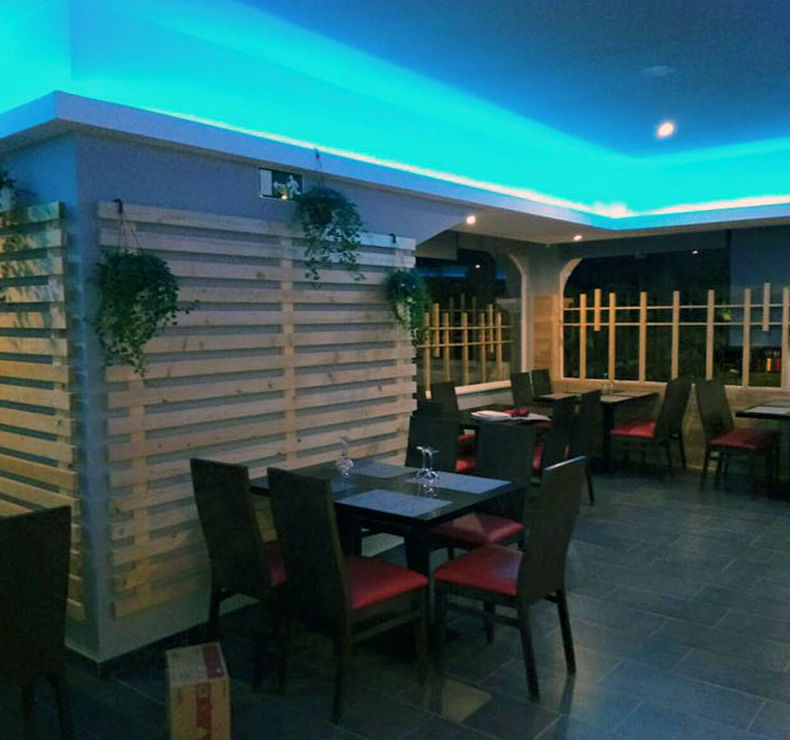 Instalaciones del restaurante japonés