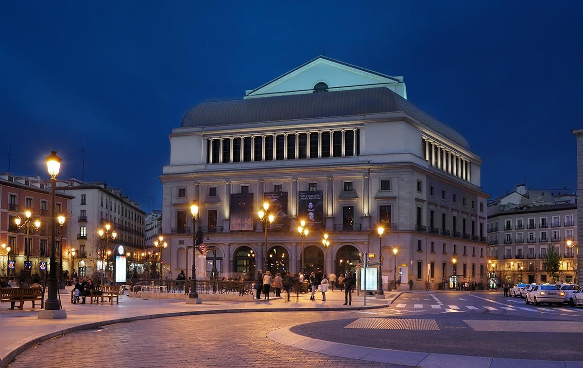 Aparcamiento situado en la zona de Ópera, en Madrid
