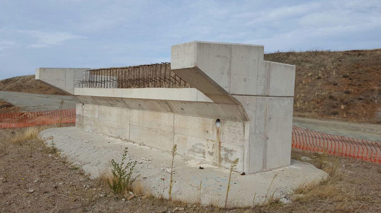 construcción Autovia A21 Puente la Reina de Jaca en Huesca