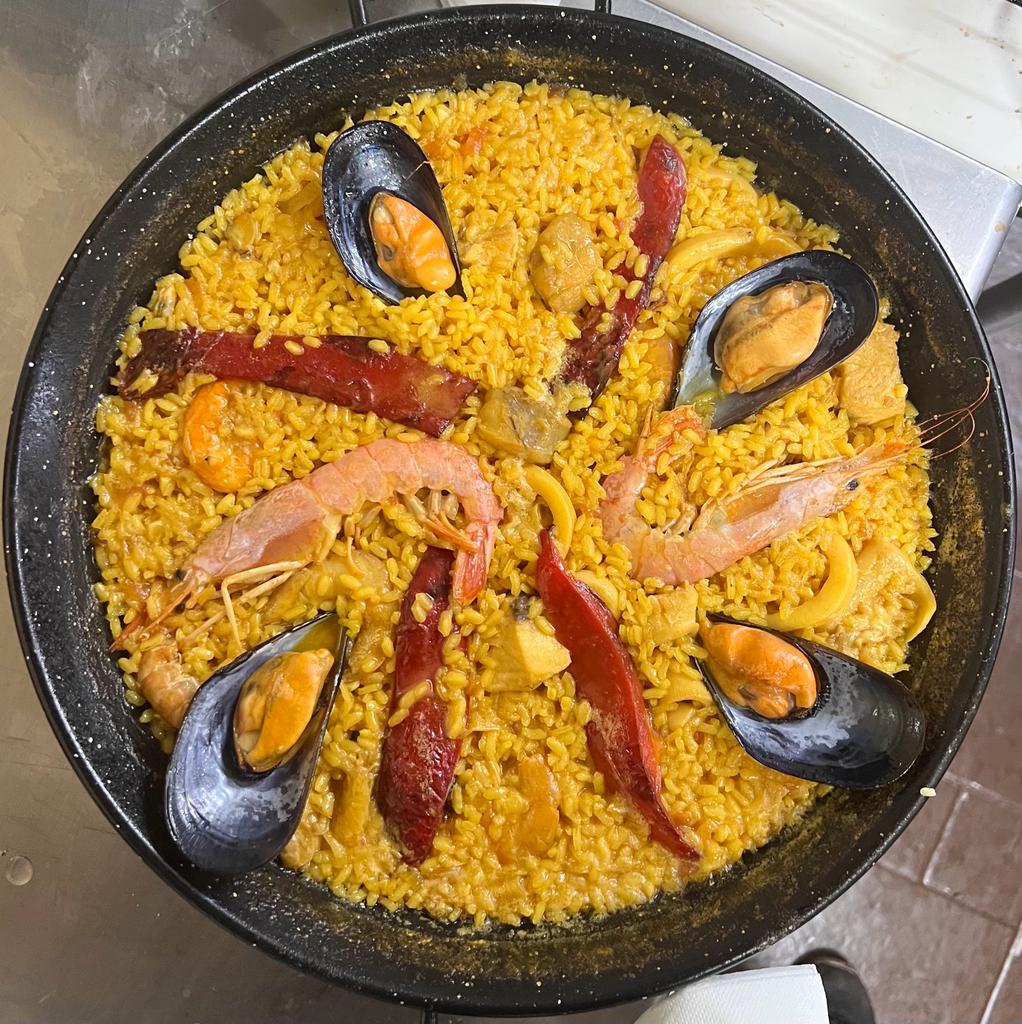 Paella de marisco
