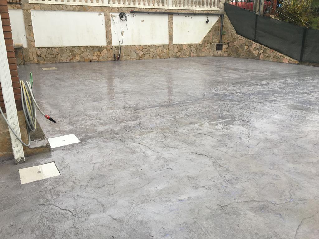 Hormigón impreso en Girona