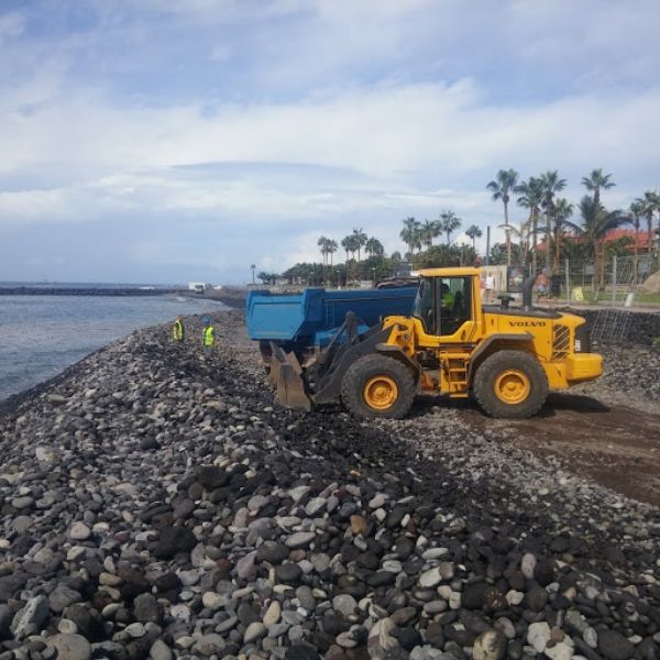 Trabajos de movimientos de tierra en Tenerife