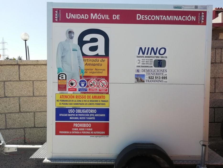 Demolición de amianto en Tenerife