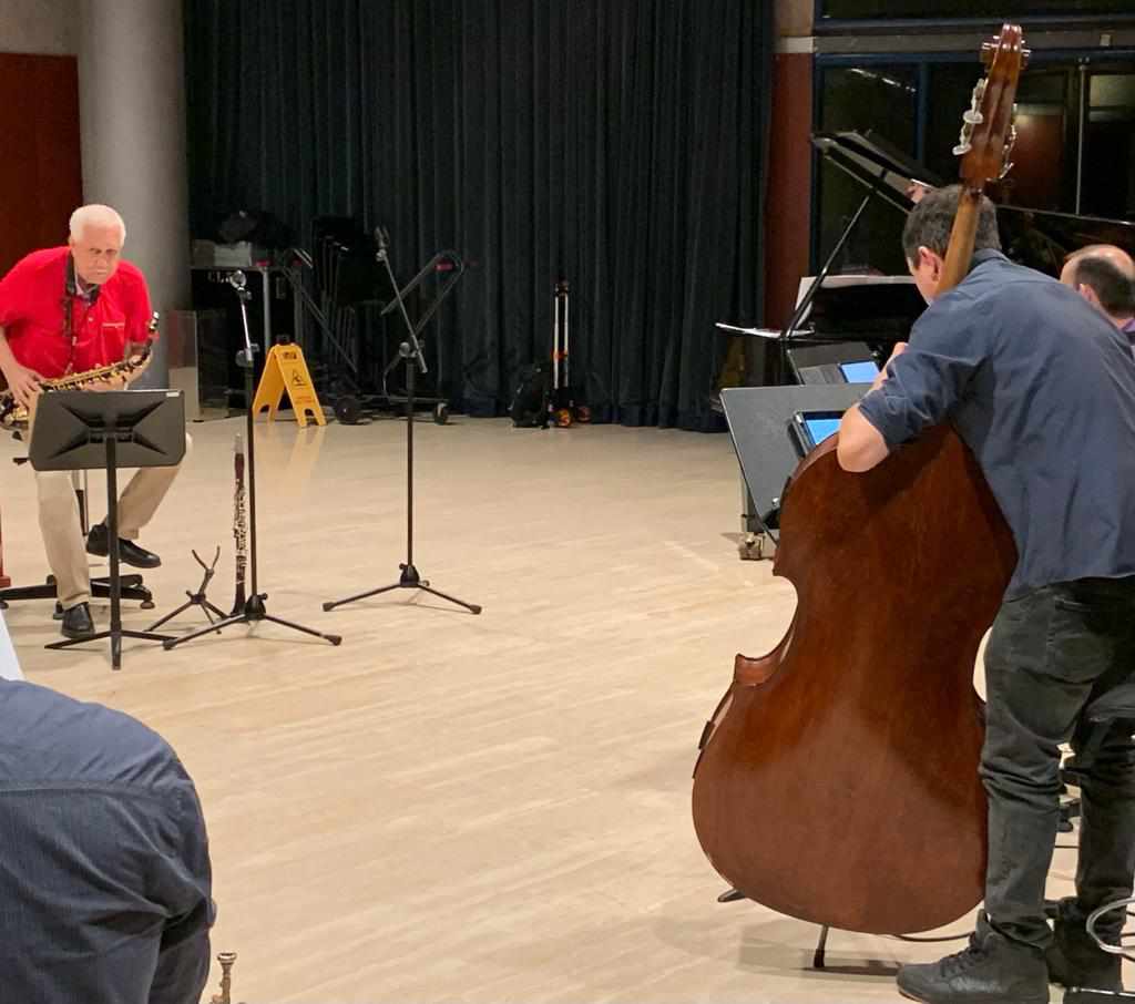 Rehearsal with Paquito D´Rivera 2022