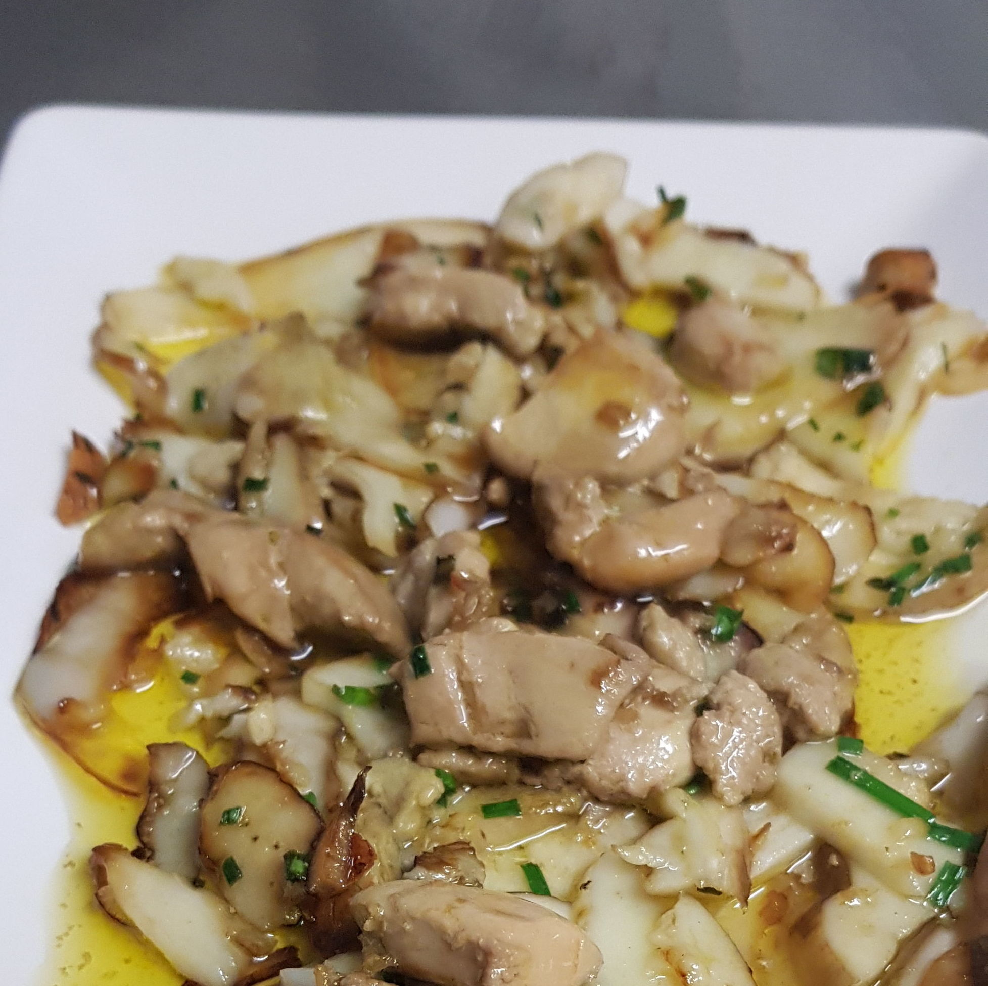 Boletus Edulis con  Foie de Pato