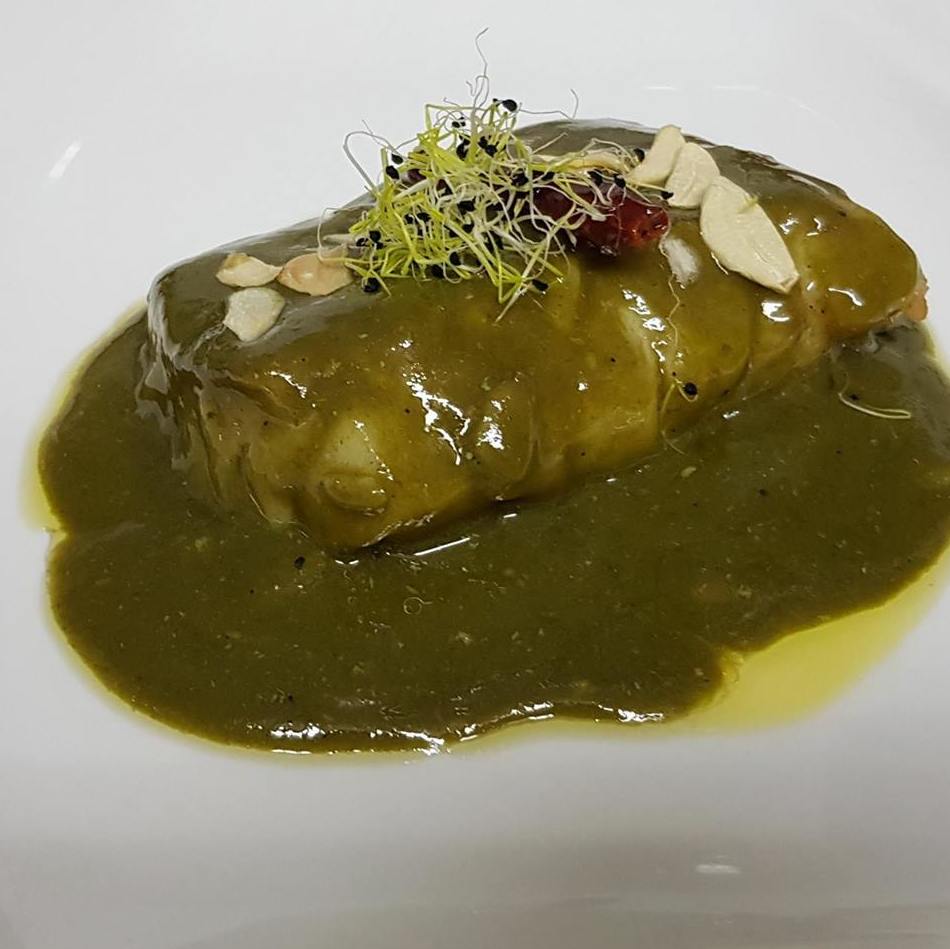 Cod in Pil-Pil sauce of sea plankton