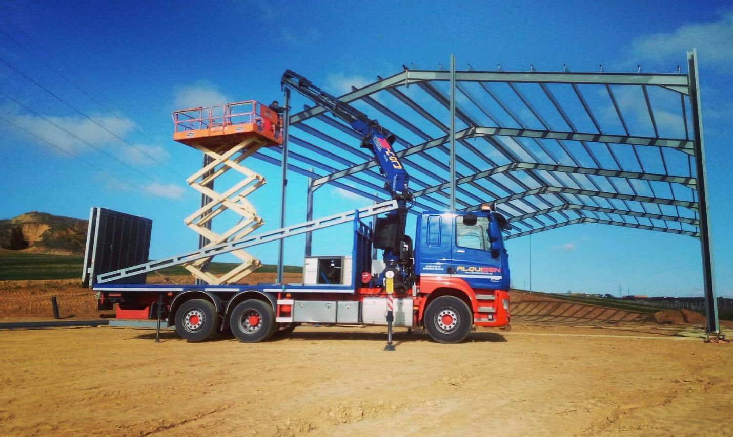 Alquiler de maquinaria obras públicas Castilla León