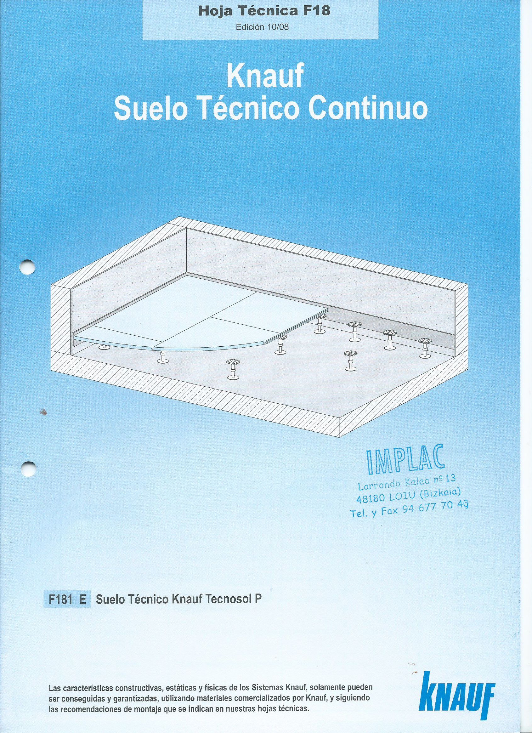 Suelo Técnico Continuo Knauf