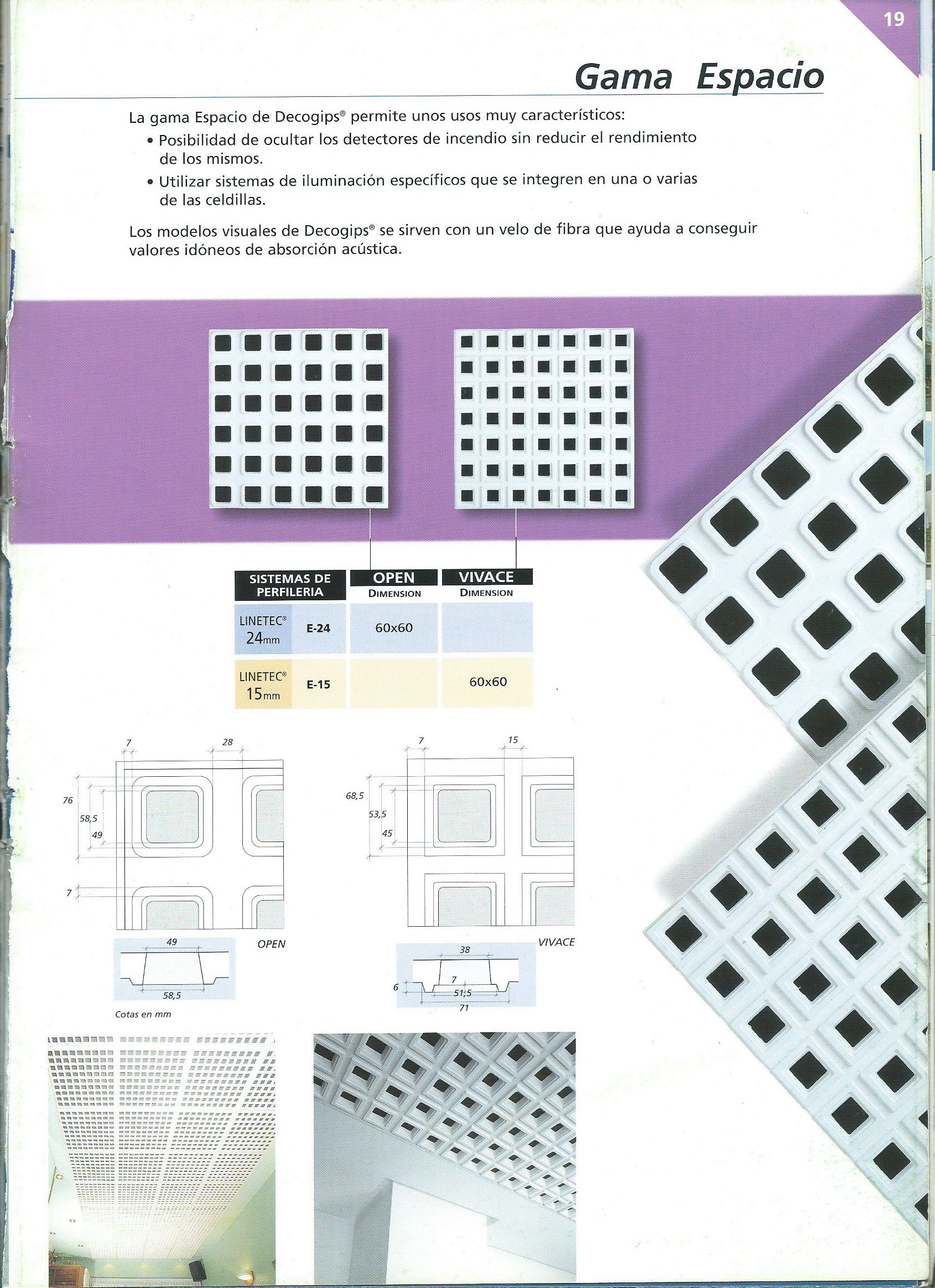 placas de techo registrable