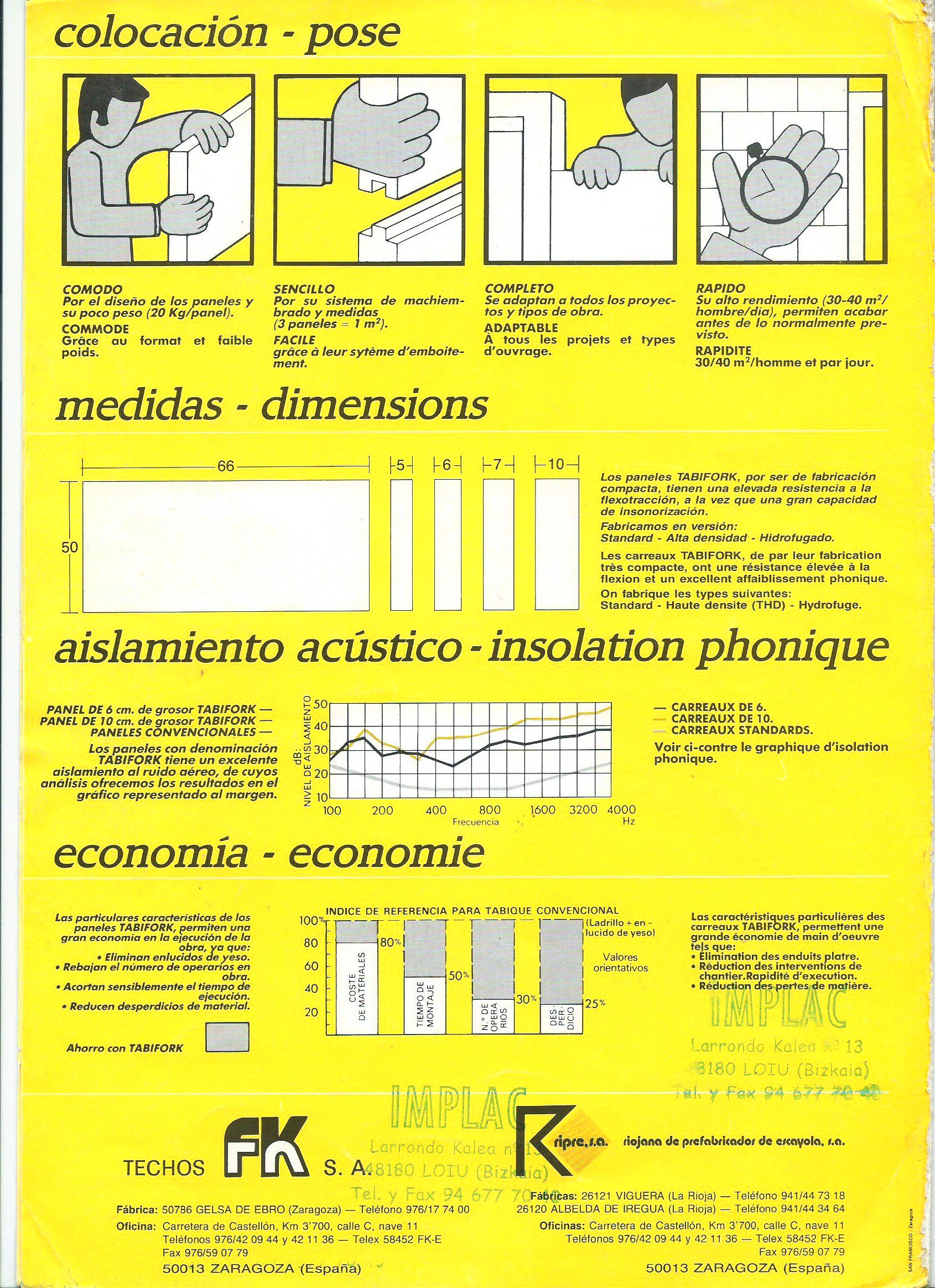 Tabiqueria escayola