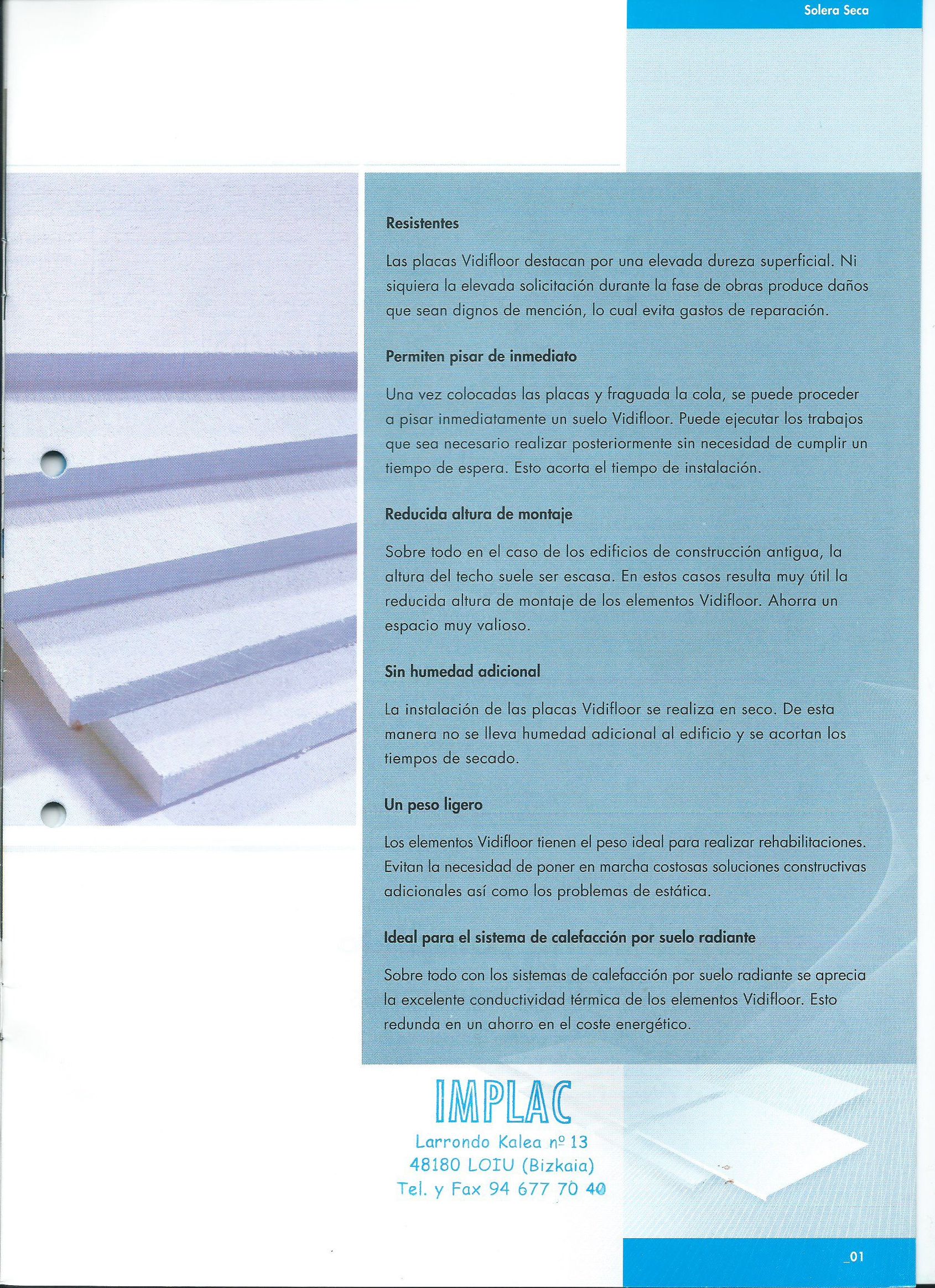 Placas suelo Vidifloor Knauf