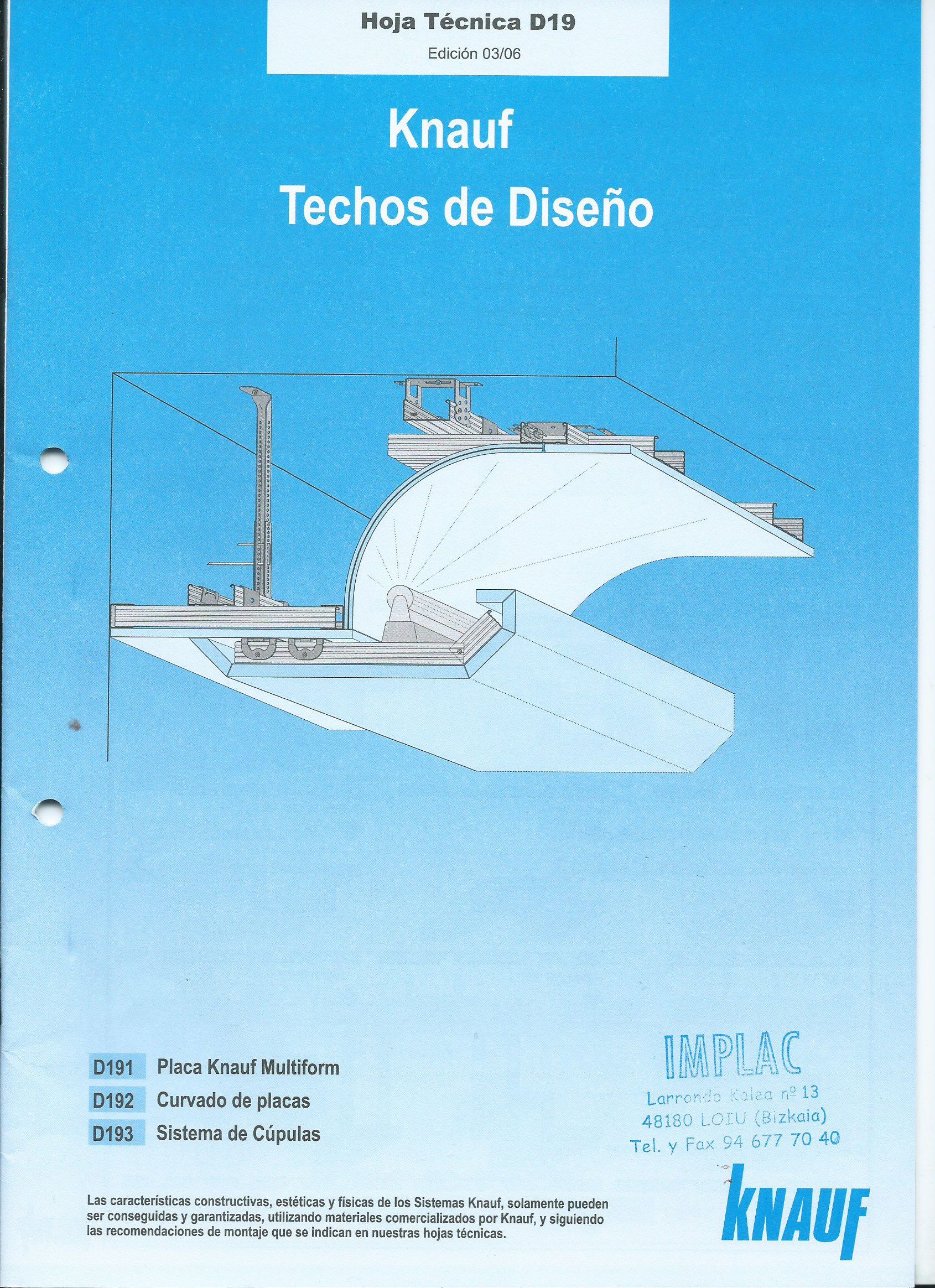 Techos diseño knauf