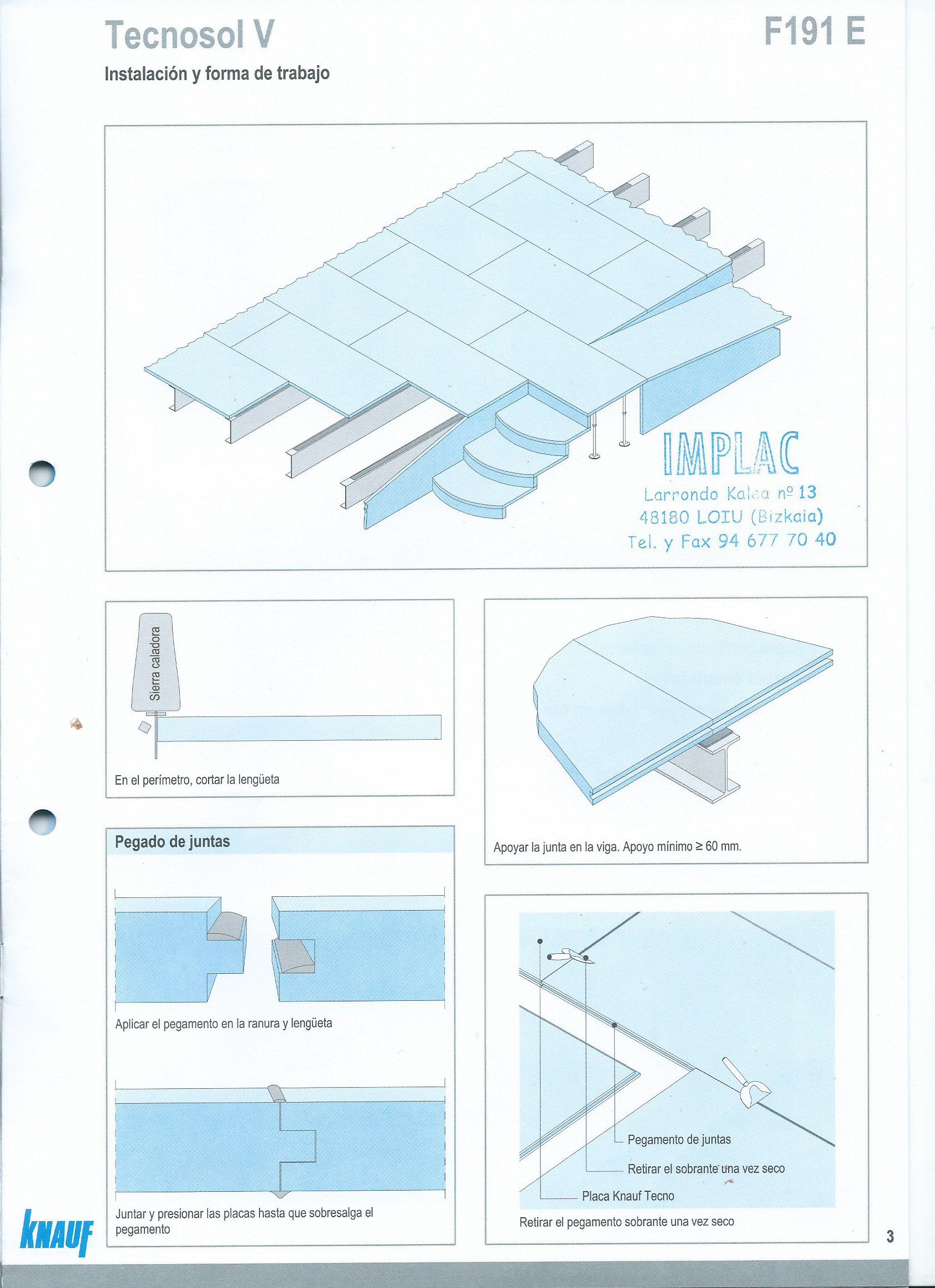 Suelo Técnico sobre vigas Knauf