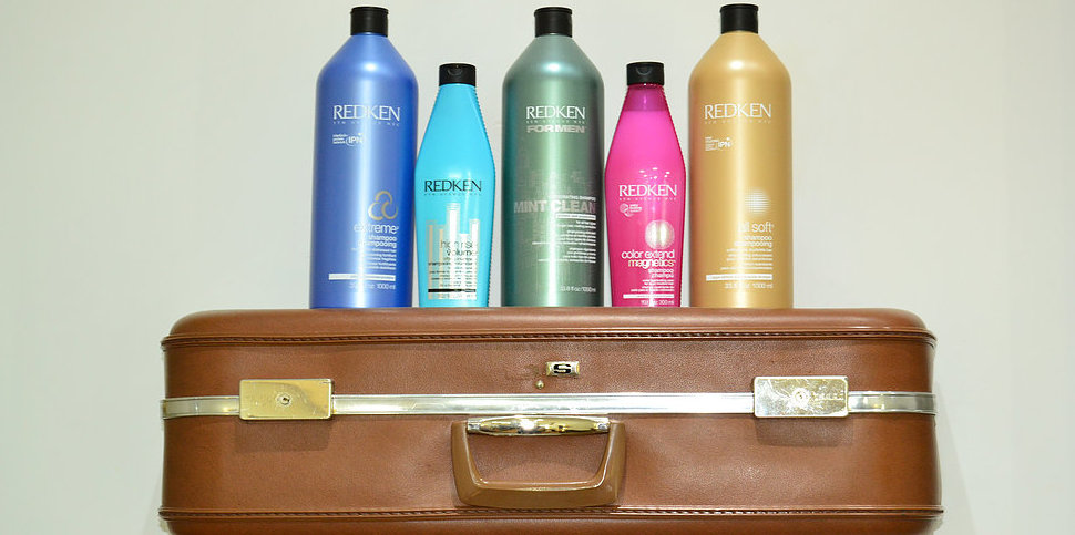 Maleta vintage & Redken NYC