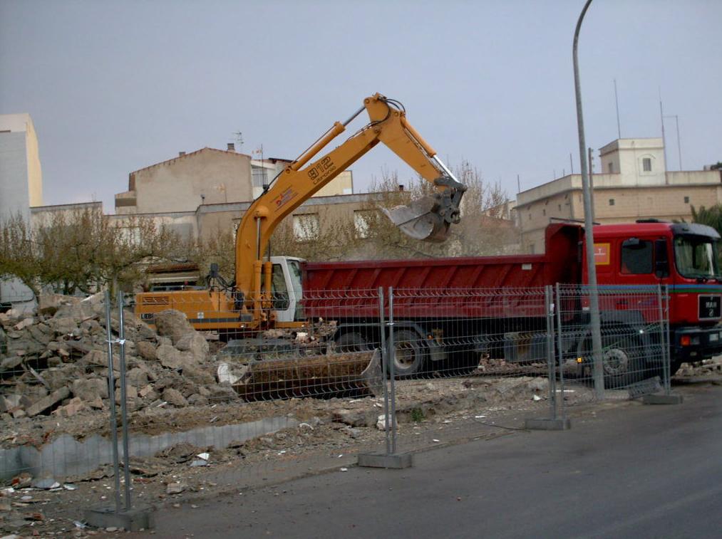 Carga de demolición.