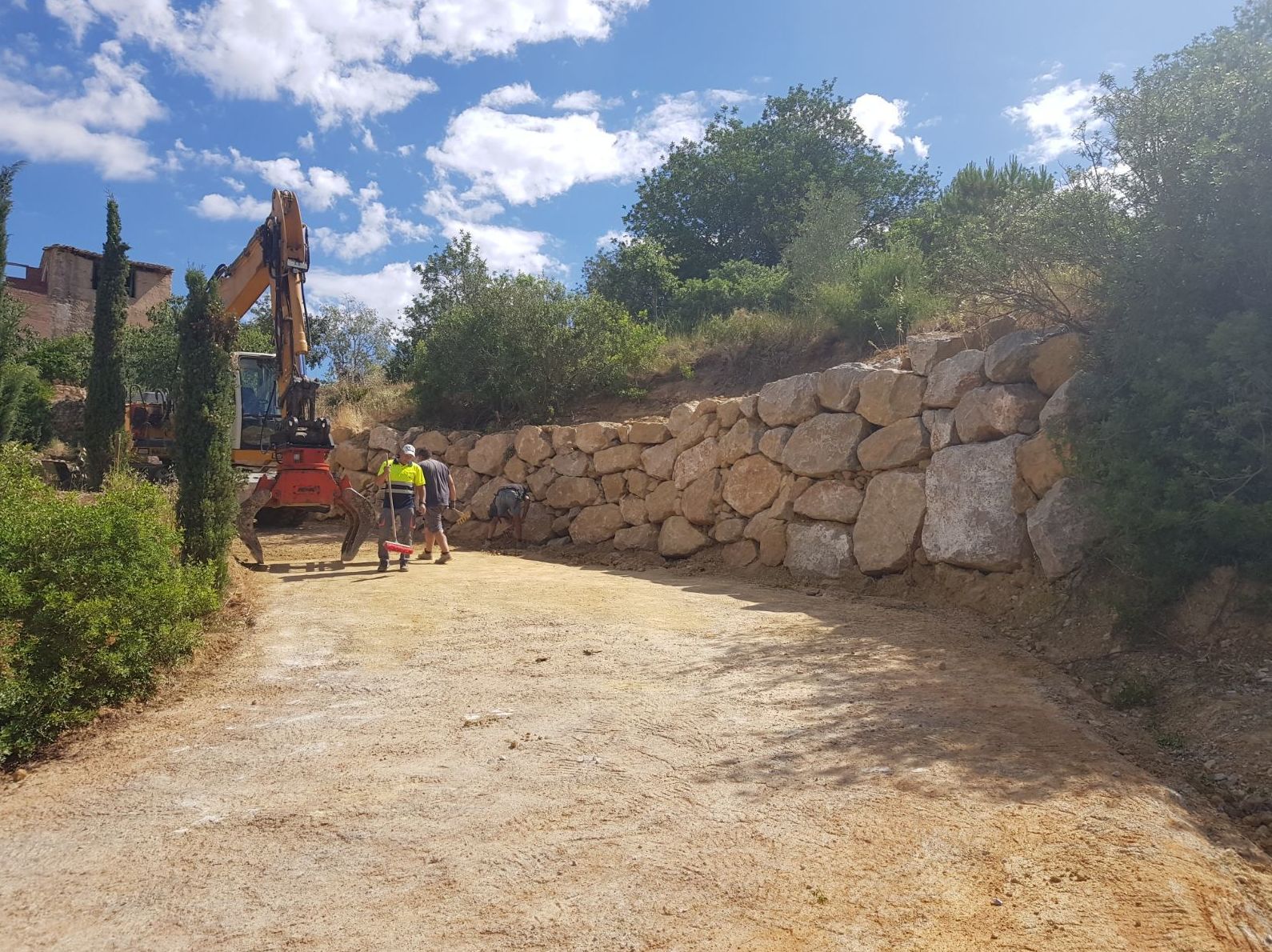 Formación Muro de escollera, Vespella de Gaià