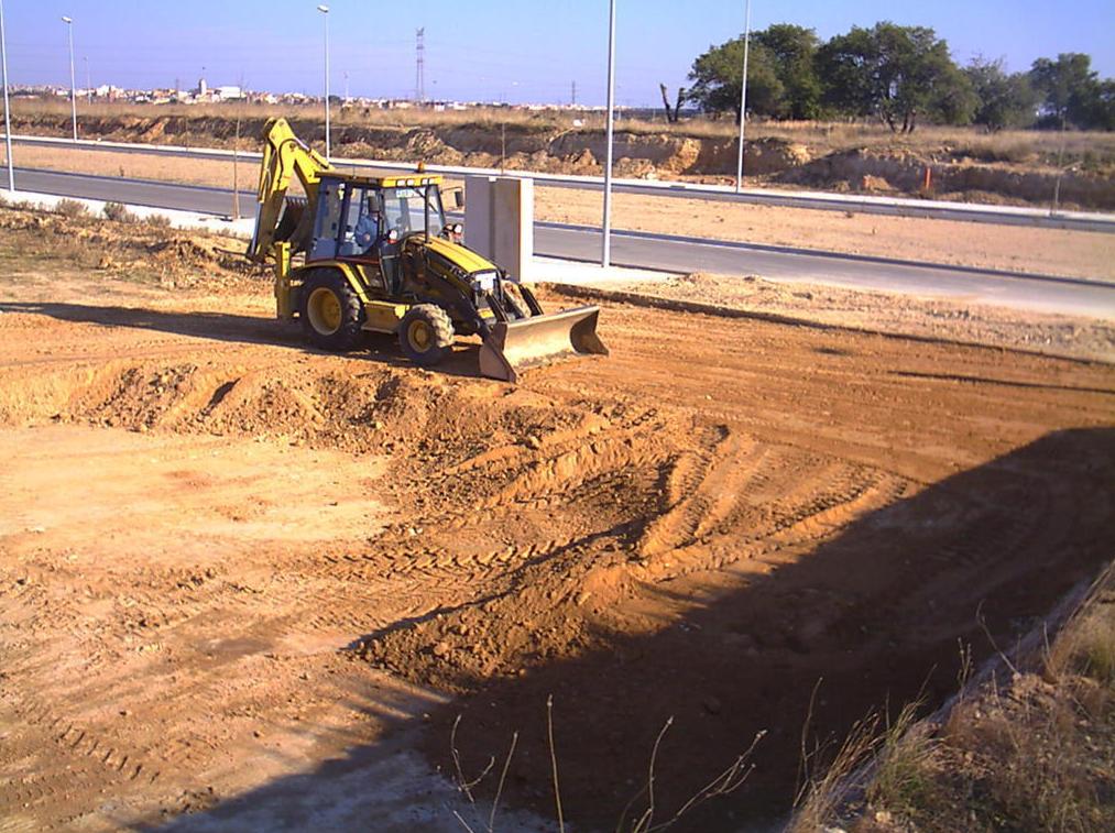 Regularización del terreno.