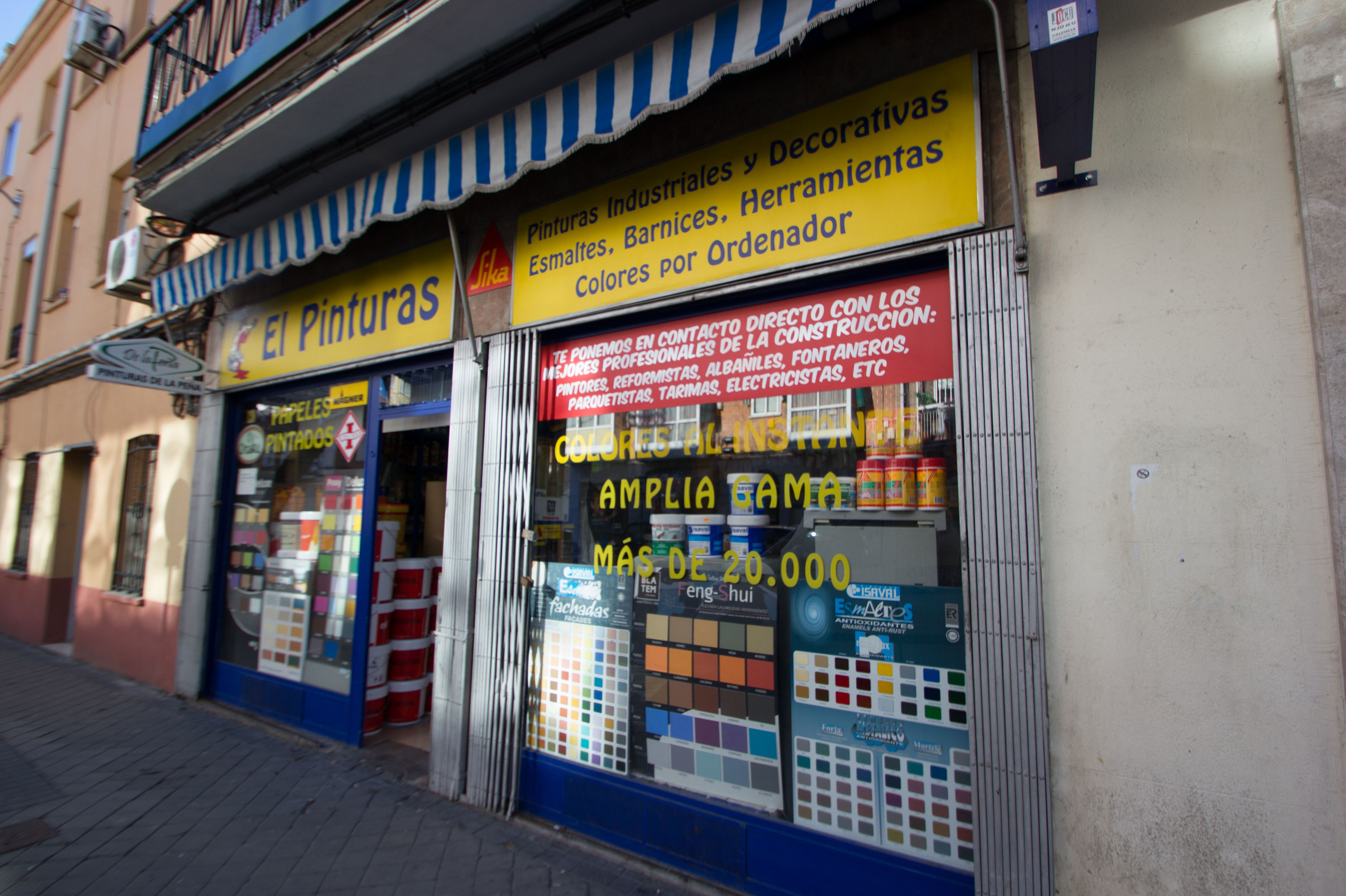 Tienda especializada en todo tipo de pinturas en Madrid