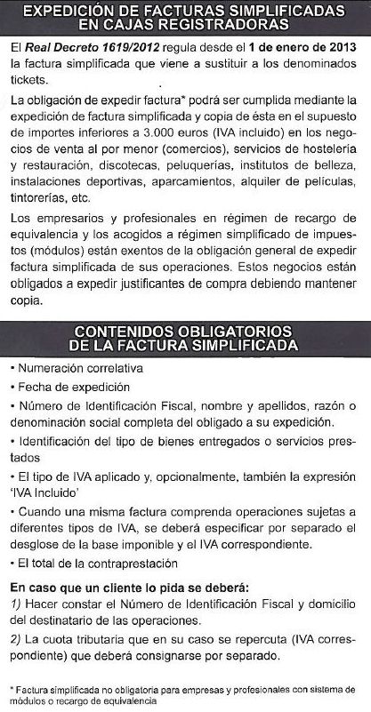 LEY FACTURA SIMPLIFICADA