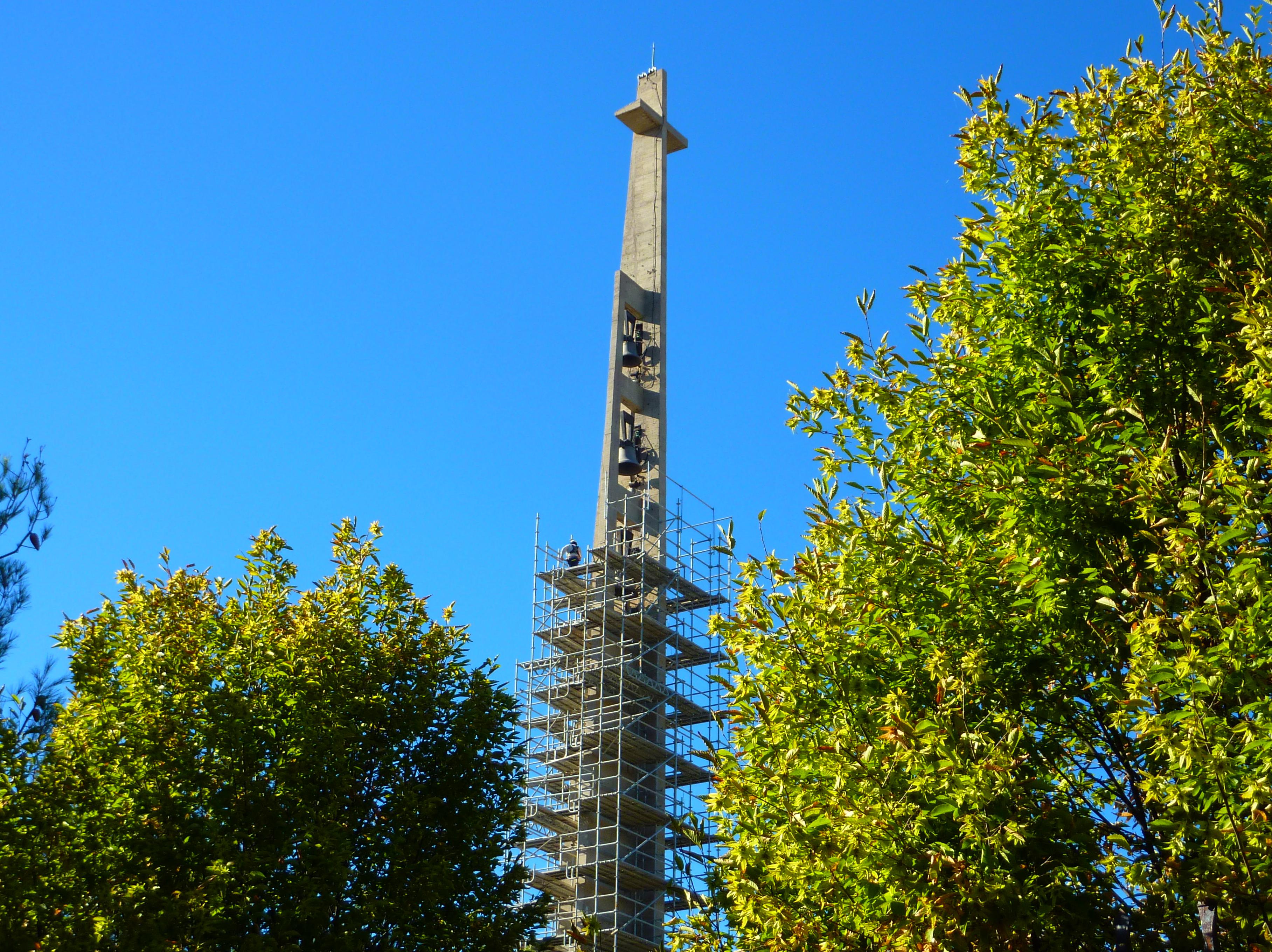 Reparación estructural de la Torre del Campanario del Santuario de La Virgen del Camino