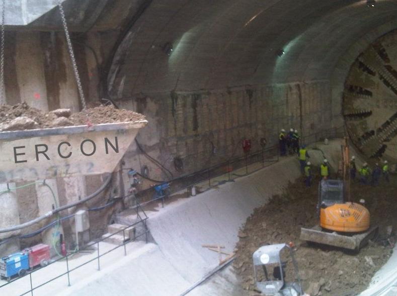 Túnel Atocha-Chamartín en Madrid