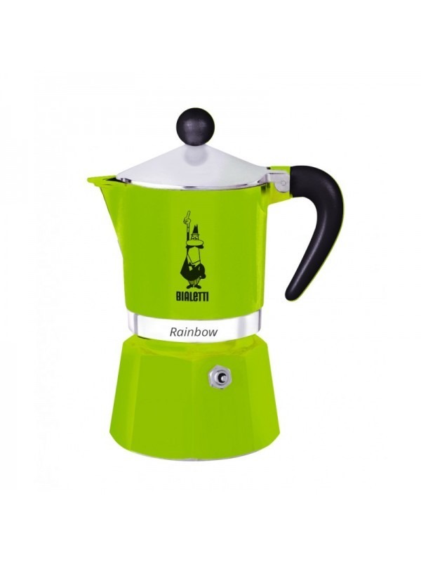 CAFETERA 1 TAZA BIALETTI VERDE RAINBOW 000076151080