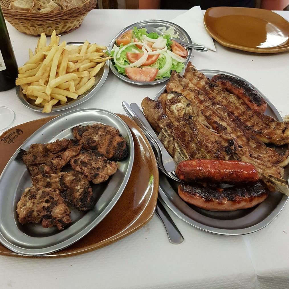 Menú para grupos - Parrillada Buenos Aires A Coruña