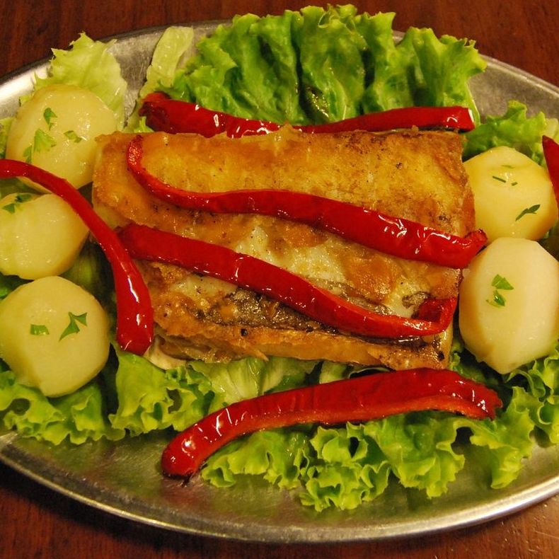 Bacalao a la plancha - Parrillada Buenos Aires A Coruña