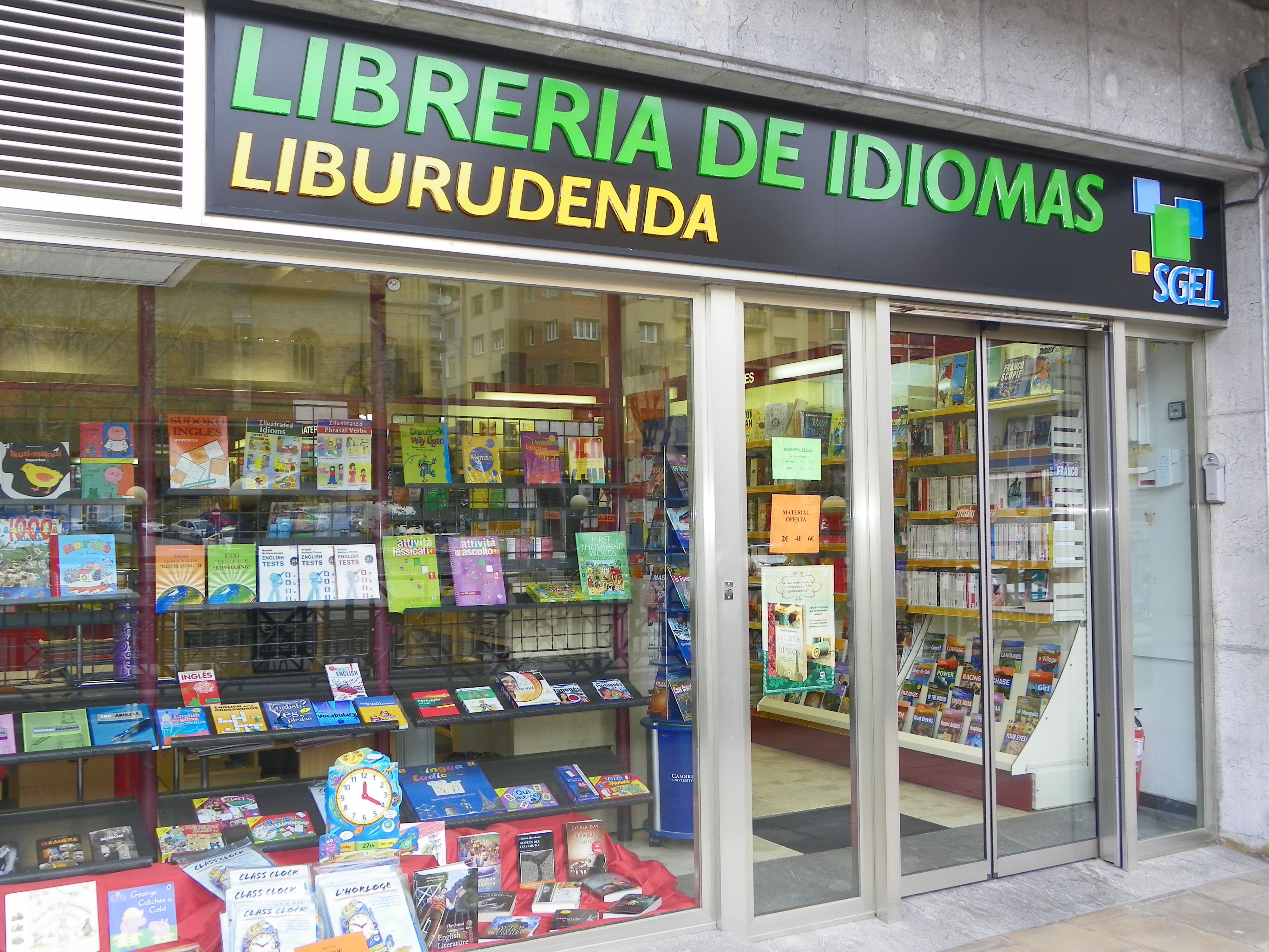 Librería en bilbao