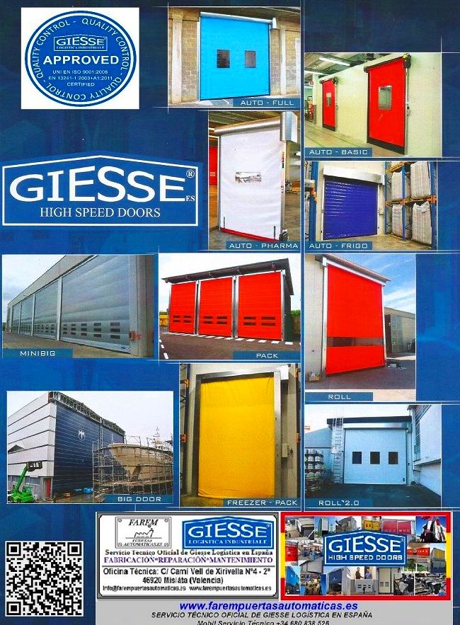 Farem Servicio Técnico Oficial de Giesse Logística en España