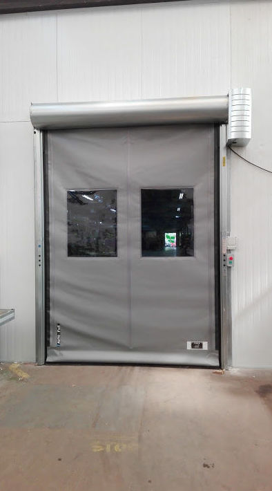 Puerta de apertura rápida de lona de pvc enrollable autorreparable Farem auto full