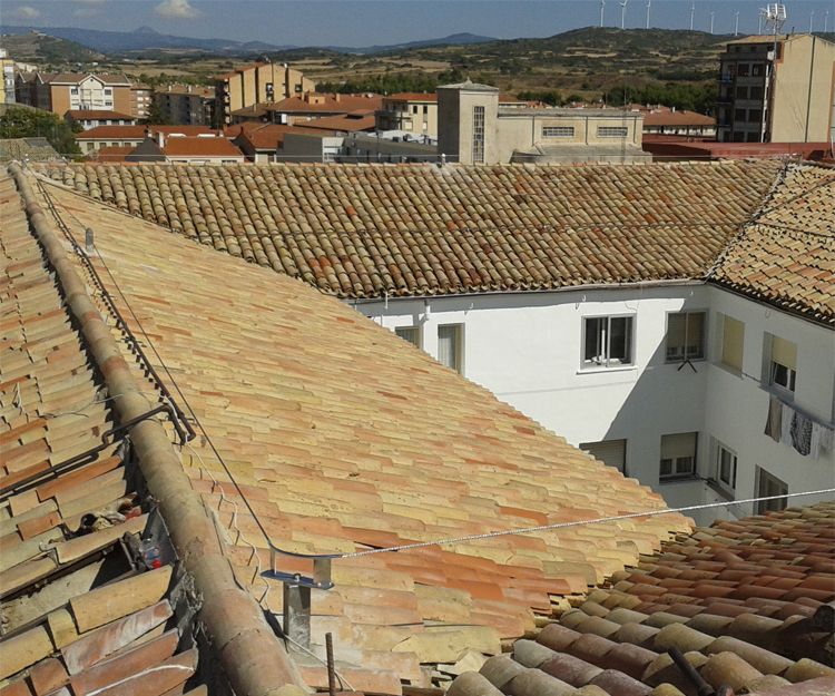 Instalación de líneas de vida en Pamplona