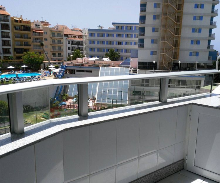 Barandilla para terraza de aluminio