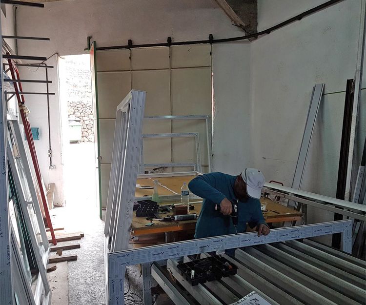 Fabricación de ventanas de aluminio