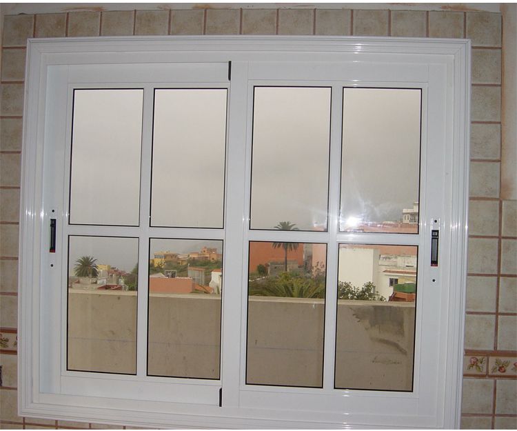 Ventana de aluminio con cristal