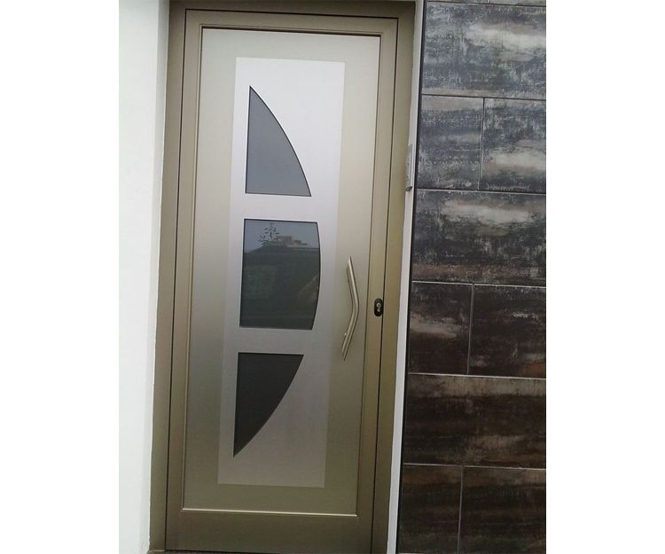 Puerta de aluminio de diseño