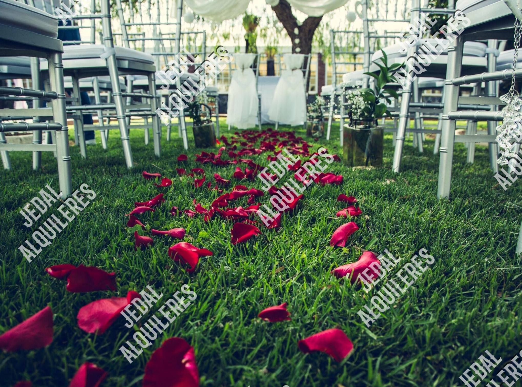 Sillas y mesas para bodas en Jerez de la Frontera