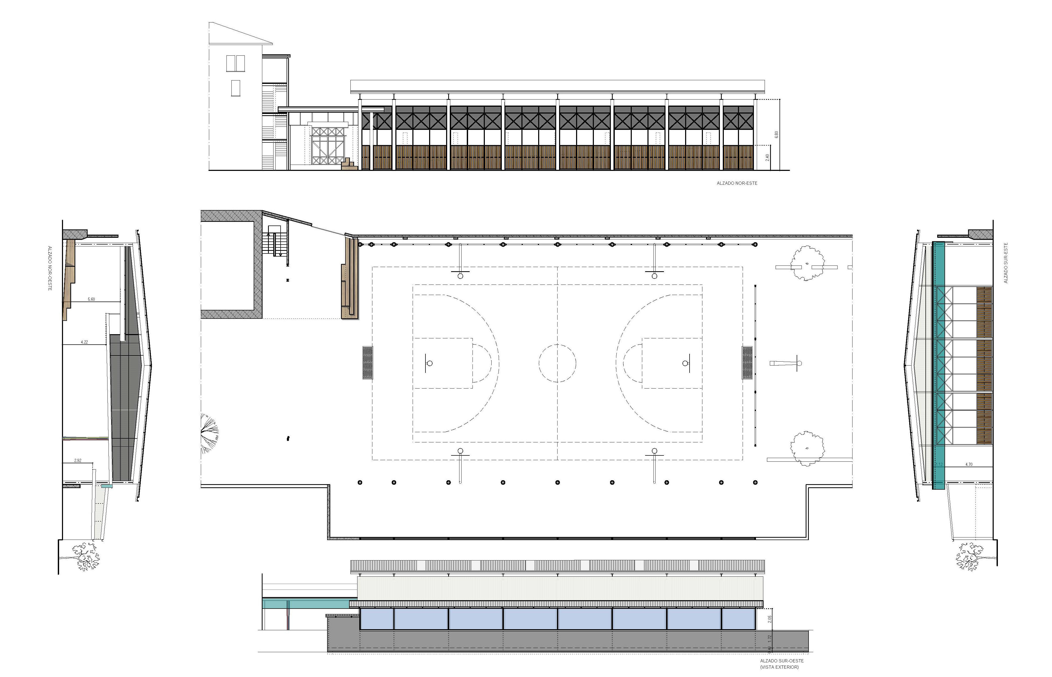 Reforma de la zona deportiva del colegio San Antonio y Santa Rita ikastetxea (Durango)