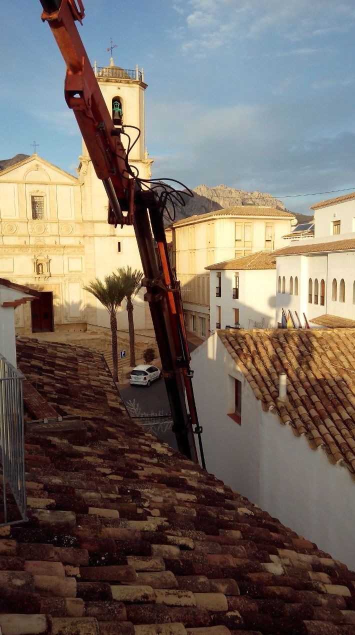 Bajada de depósito en La Nucía