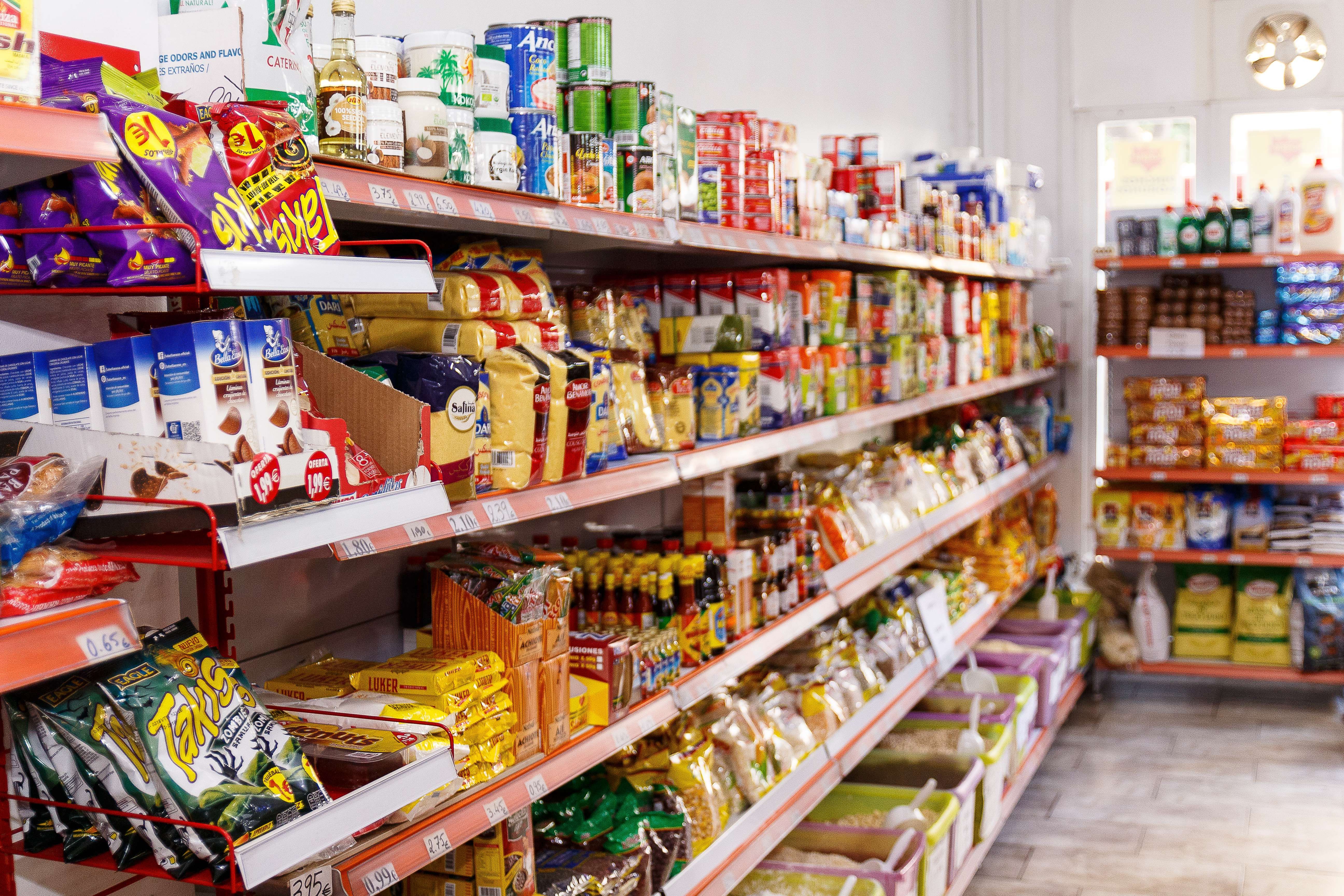 Venta de alimentación y pastas