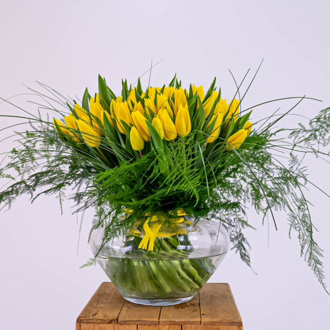 ramo-de-tulipanes-en-base-de-cristal101TUÑIPANES-150€